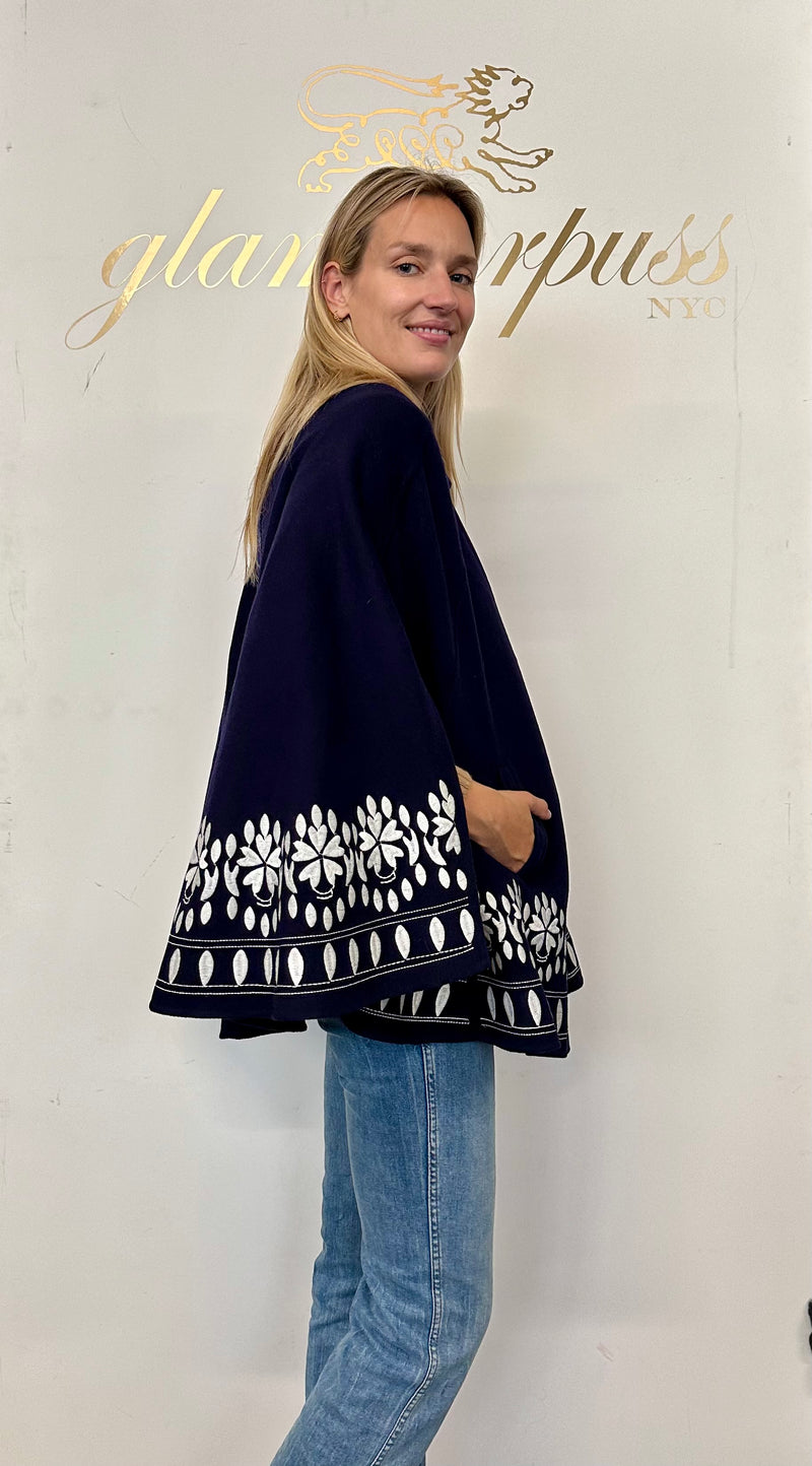 Embroidered Cape