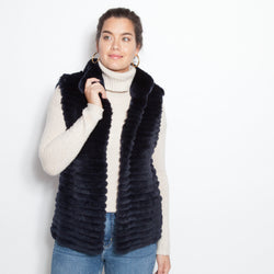 Rex Corduroy Vest with Knit Back