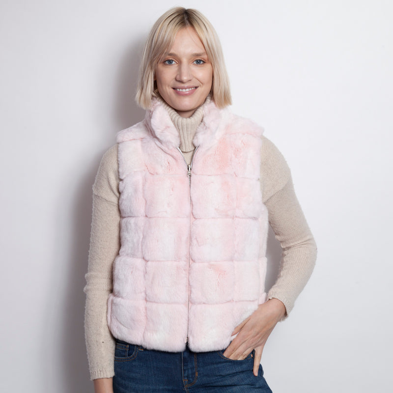 Pale Pink Reversible Vest