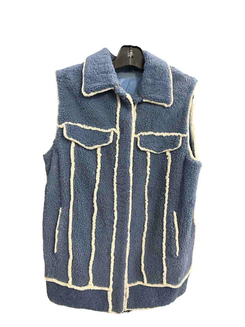 Audrey Vest Faded Denim