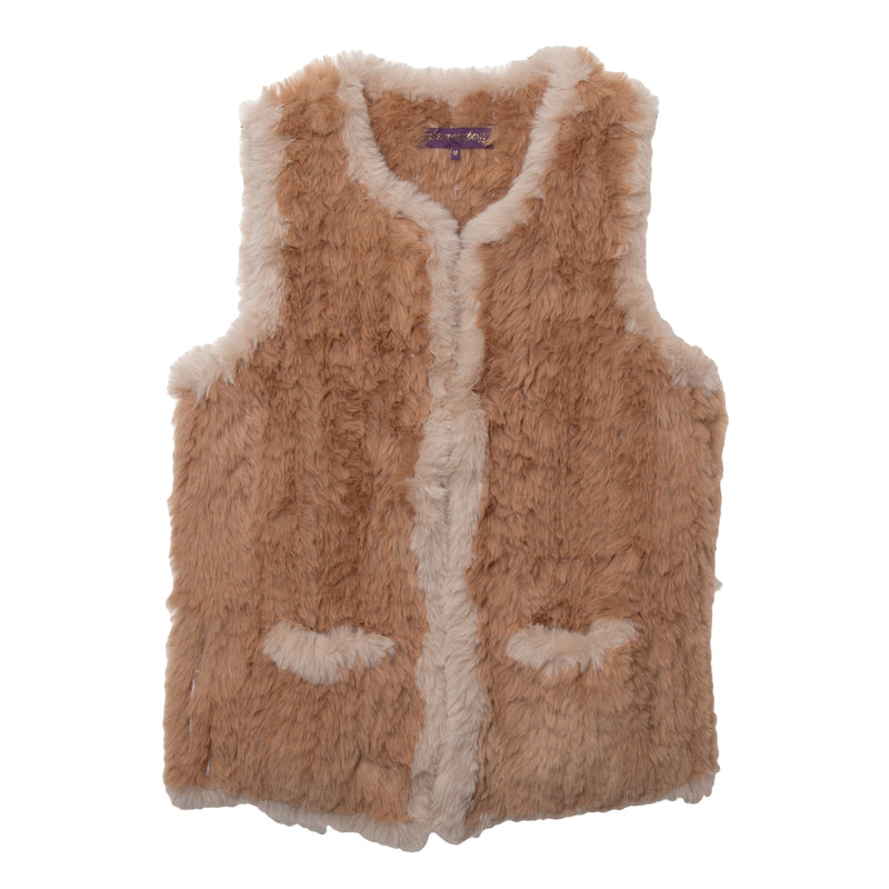 Two Tone Knitted Vest