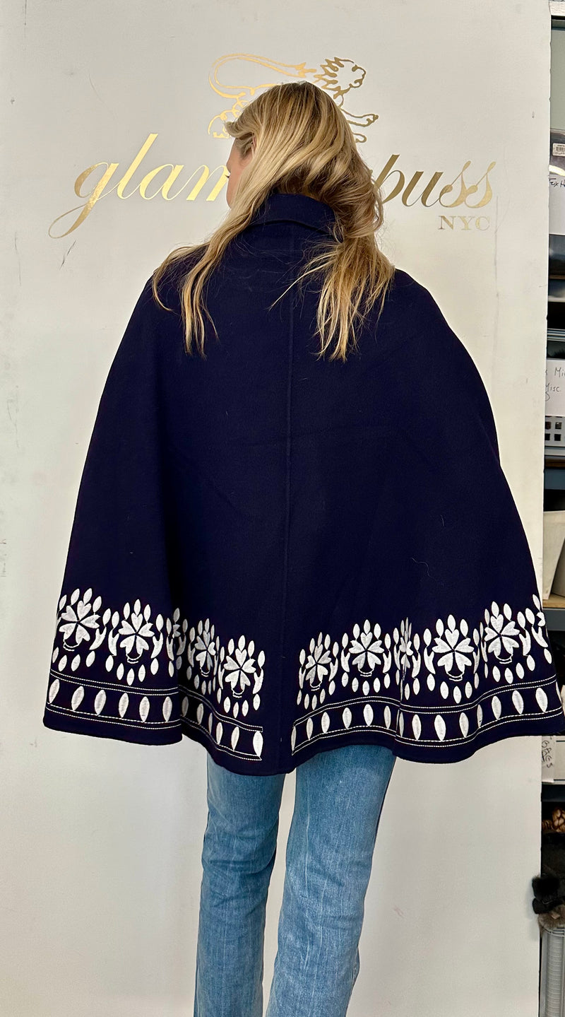 Embroidered Cape