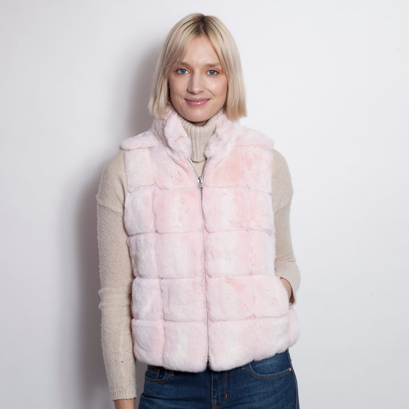 Pale Pink Reversible Vest