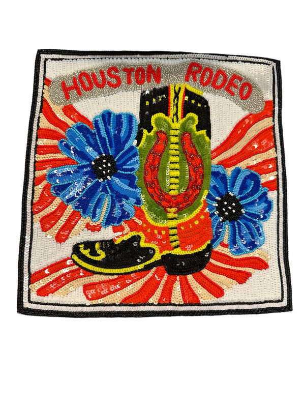 Custom Floral Boot Patch
