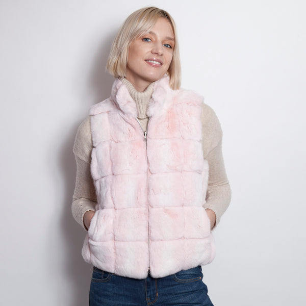 Pale Pink Reversible Vest