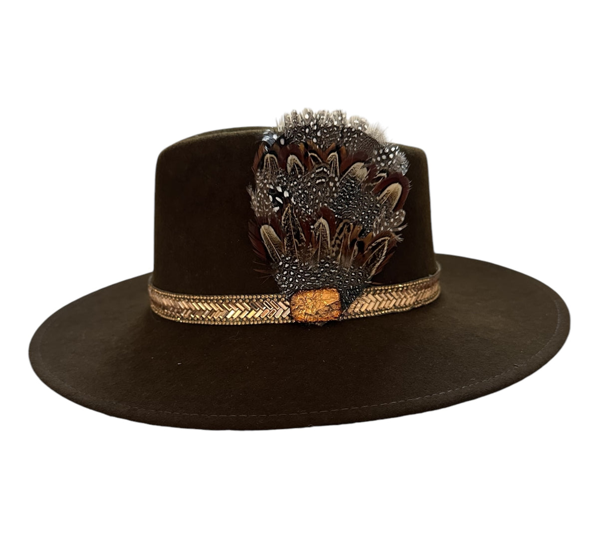 Glamourpuss Embellished Hat NEW Glamourpuss Embellished Metallic Knit Fox | Mercari main image 4