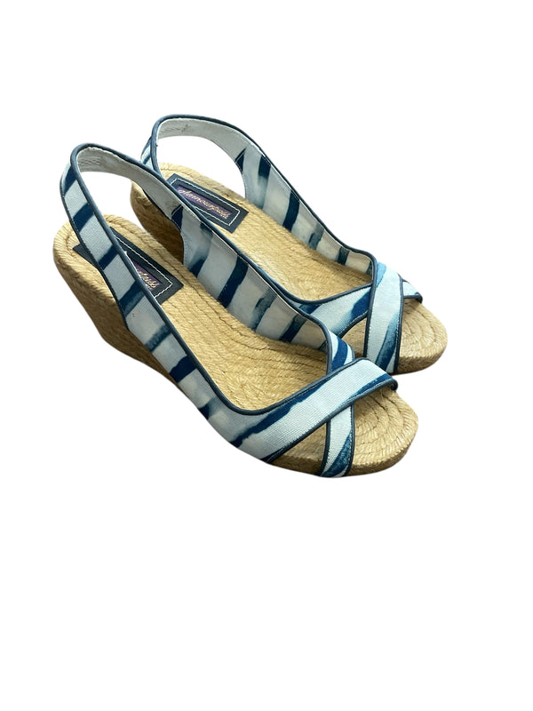 Newport Sling Back Gauguin Stripe Blue