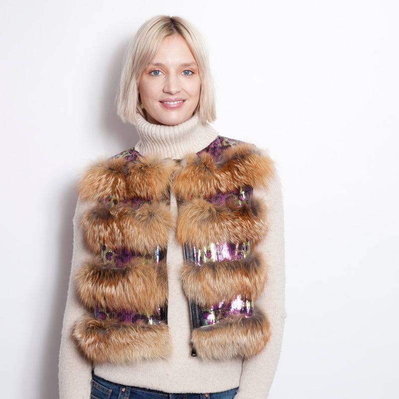 Disco Leopard Vest