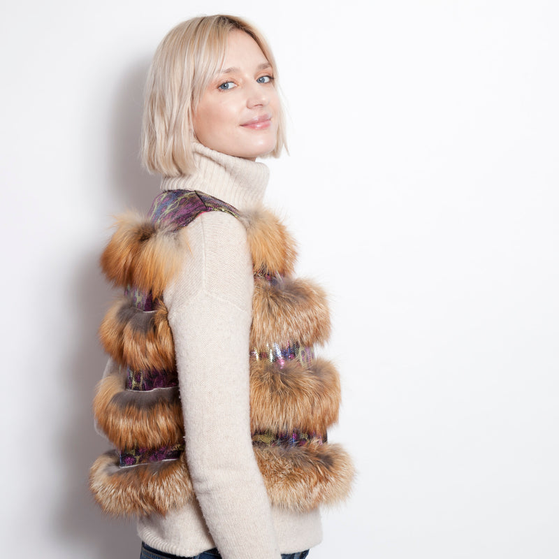 Disco Leopard Vest