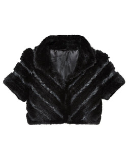 Knitted Mink Bolero