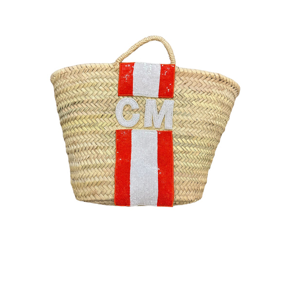 Customized Straw Market Bag ( 5 colors available)