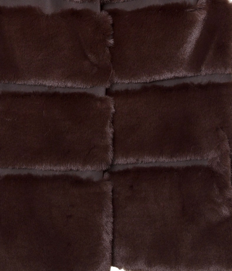 Signature Faux Fur Vest With Top Stitch  (Available 5 Colors)