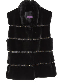 Signature Stud Vest (Black)