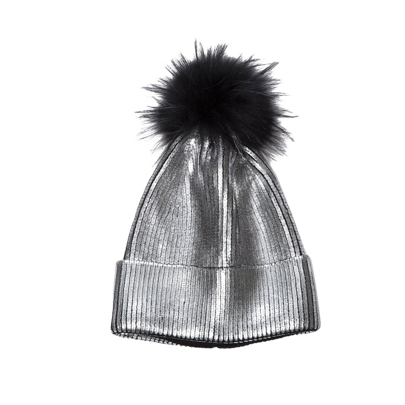 Metallic Painted Hat(Black, Silver or Gold)