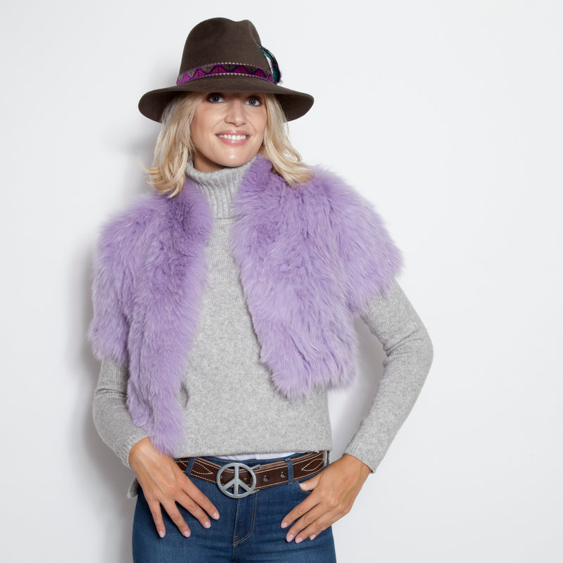 Lavender 2025 bolero jacket